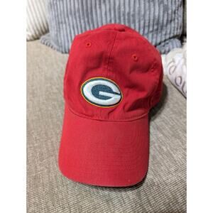 Green Bay Packers Mens Cap Hat Red American Family Insurance/Green Heart Reebok